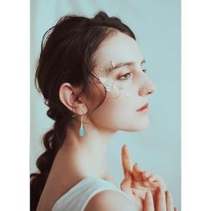 short turquoise earrings